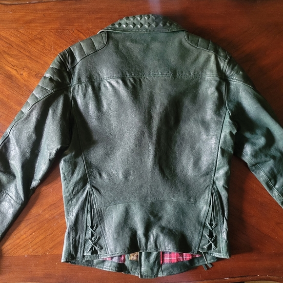 True Religion lambskin moto jacket - Picture 2 of 11